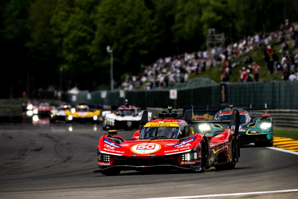 Nicklas Nielsen sikrede podie på sidste stop inden Le Mans.
(Foto: Ferrari Media)